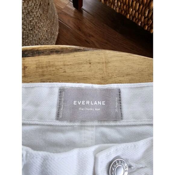 Everlane The Cheeky Jean Women's Size 25 Bone White Boho Nautical Beach Denim - Picture 3 of 13